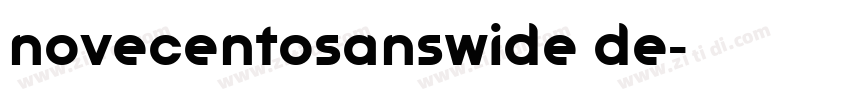 novecentosanswide de字体转换